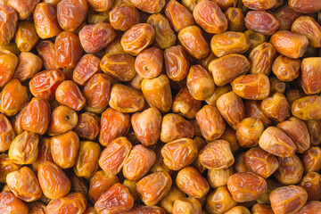 Close-Up of Fresh Saudi Dates, Sukari Variety