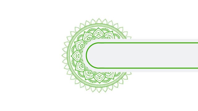 Decorated maroon background with ornate circular frame, ideal for invitations, greeting cards, posters, and social media posts needing elegance video Isolated on Animation Video