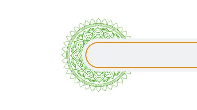 Decorated maroon background with ornate circular frame, ideal for invitations, greeting cards, posters, and social media posts needing elegance video Isolated on Animation Video