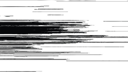Glitchy digital distortion effect with horizontal lines  abstract error