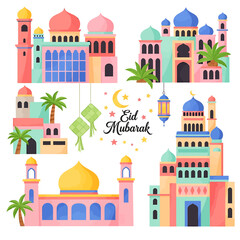 Eid Mubarak Mosque Buildings.