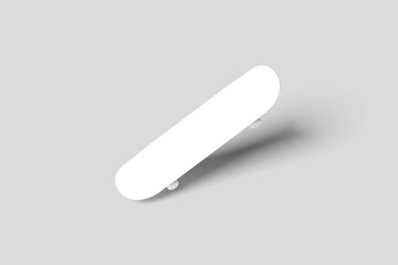 Blank Skateboard Mockup - Design Illustration