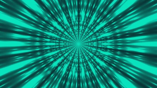 Radioactive Fractal Star Tunnel 4K Loop - Abstract Sci-Fi VJ Pattern Background