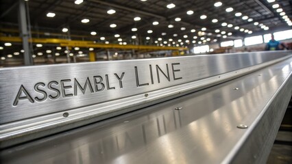 Assembly Line Equipment in Modern Manufacturing Facility