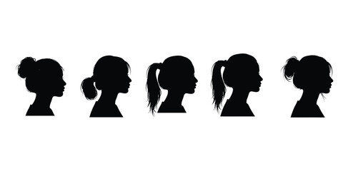 women's hairstyles  icon. © Anamul Haque  Munna