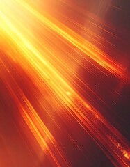 Obraz premium Abstract Orange Glowing Light Streaks Against a Reddish Brown Background