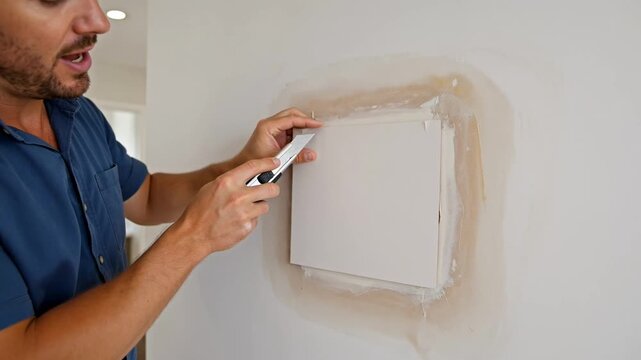 DIY Wall Repair Patch Kit for Drywall Home Improvement Projects