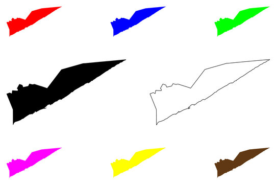 Mogadishu city (Federal Republic of Somalia) map vector illustration, scribble sketch Mogadiscio, Xamar, Hamar or Jorawar map