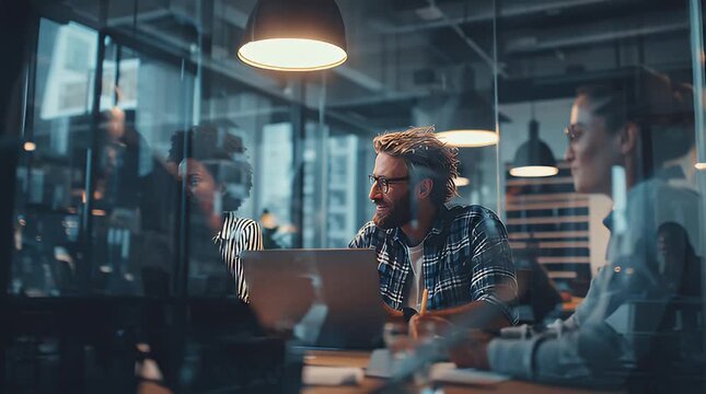 businessmen meeting brainstorming