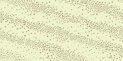 Seamless Light Yellow Background with Gold Dotted Abstract Pattern in Elegant Minimal Style