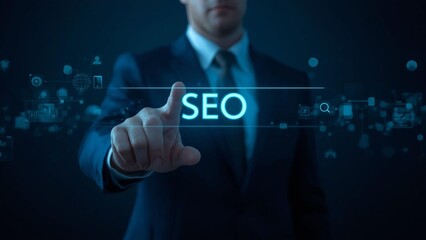 SEO Optimization Digital Interface