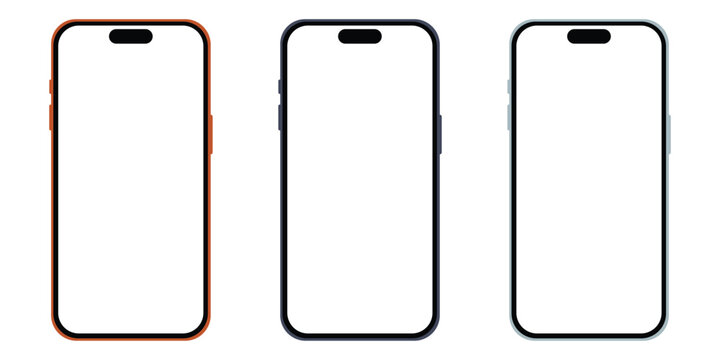 iPhone 17 Pro & Pro Max Realistic 3D Smartphone Mockup with Multiple Color Options &ndash; Front & Back View