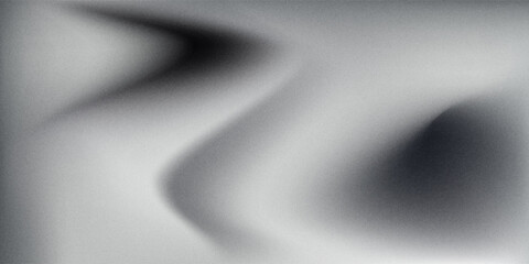 Fototapeta premium Black dark gray silver white wave abstract background for design. Light wave, wavy line. Ombre gradient. Noise rough grungy grain brushed metal metallic effect.eps10