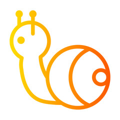 snail gradient icon © wahyu