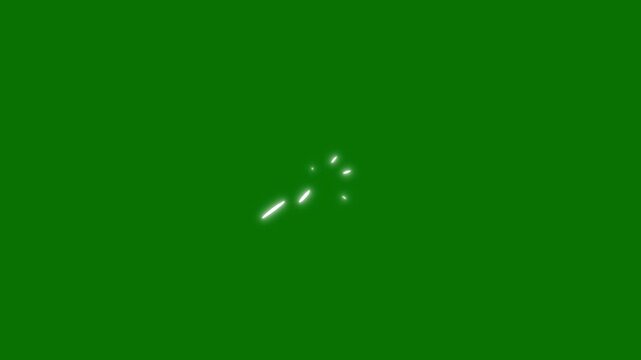 2D Flash FX Animation Featuring Electric Sparks, Comic Thunder Bursts, Liquid and Smoke Effects for Green Screen Background Use, Hand Drawn Style Motion Graphics in Ultra HD