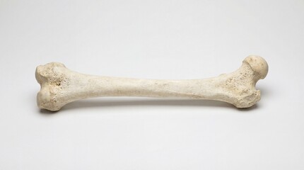 A bone isolated against white background