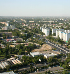 Fototapeta premium Tashkent from a bird's eye view