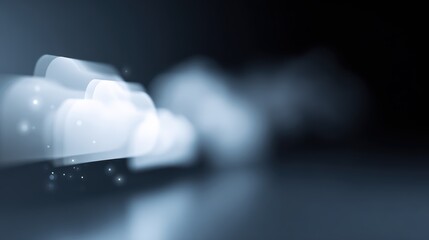 digital document transfer system, cloud file sharing, ftp data exchange, modern information technology concept