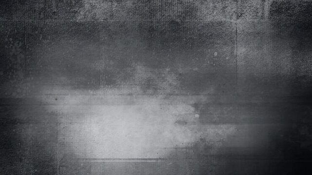 Black and dirty horror grunge looping animated background hitting the wall