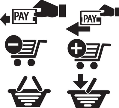 Payment Icons Set finance Vector