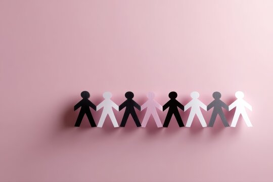 Business unity and diversity concept, confident multicultural team