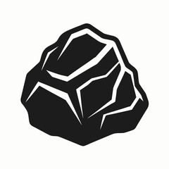 A black and white image of a rock © Abu