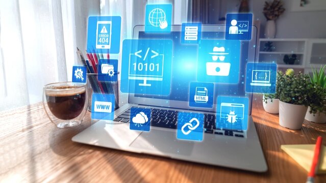 Software development with coding overlays, programming languages, developer tools, mobile app creation, and advanced programming for digital product development and software solutions. Spire