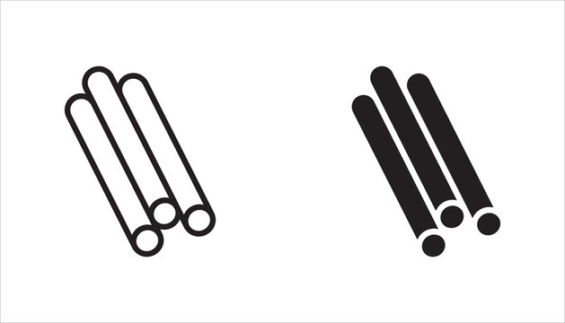 pipe icon set, with white background