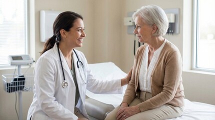 Obraz premium Helping Nurse Retirement Staff Discussion with Patient Consulting and Mature Support with nurse, retirement, staff, patient, consulting, discussion