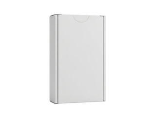 Minimalist white storage box with simple design