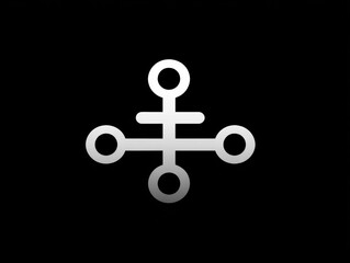 Obraz premium load balancing icon isolated on a black background