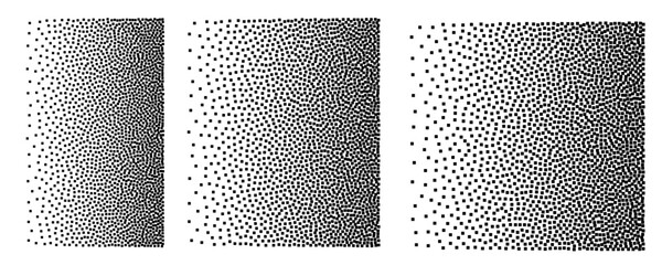 Pixel textured background, square dot fade pattern