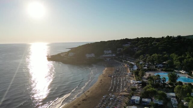 spiaggia di sappia sulla costa del gargano