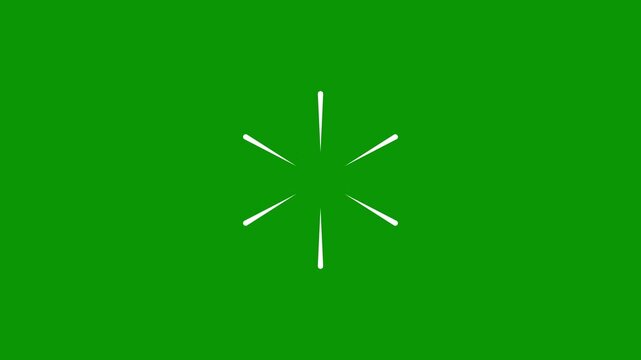 Shiny circle blast fireworks and motion graphic line shape blast animation, circles fireworks explosion line shape blast with ellipse blast green screen animation, circle bursting loop. 4K