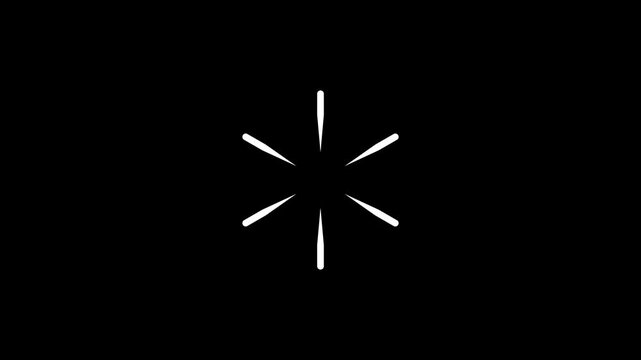 Circle burst fireworks glowing line effect with circular explosion seamless motion graphic, highlight circles explosion line shape blast, ellipse blast animation, bursting firework element. 4K
