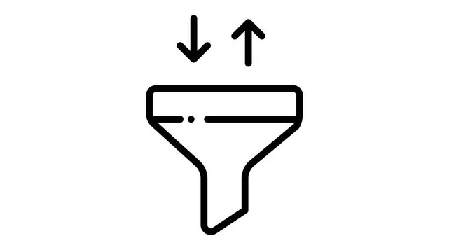 Filter and Sort icon animated
