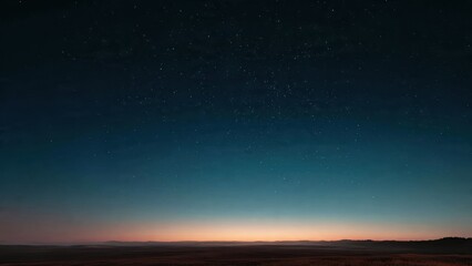Obraz premium Night sky over a field