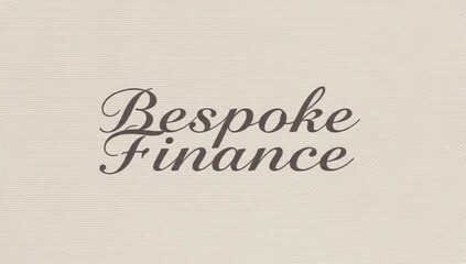 Bespoke Finance Logo on Textured Background