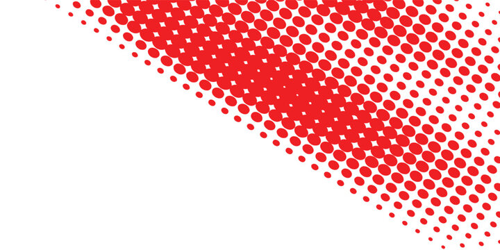 Halftone dot pattern flyer template - vector brochure background graphic design with red vector illustration eps 10