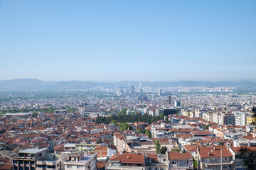 Obraz premium A panoramic view of the city of Bursa Türkiye 01.12.2025