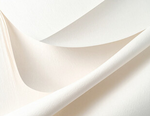 Clean folded paper background with soft light and minimal texture, modern neutral backdrop with copy space.