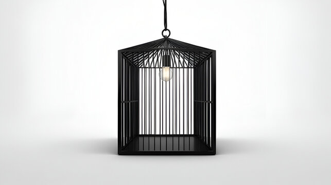 Voided Intentions: A stark visual representation of VOID enclosed within a cage, conveying a sense of negation, cancellation, or nullification.