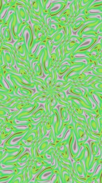 Dynamic abstract swirling green and gray pattern background for motion graphics and vertical video content | vibrant psychedelic liquid texture resource