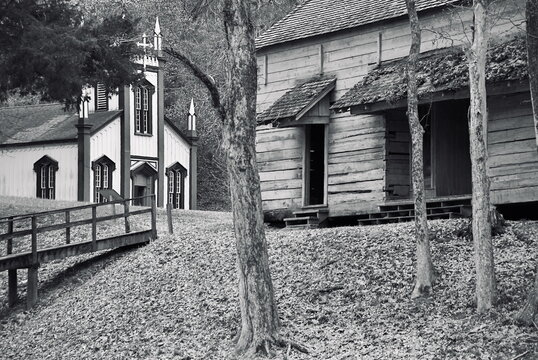Grand Gulf Military Park Sacred Heart Catholic Church and Barracks Natchez Mississippi United States Natchez Trace Parkway