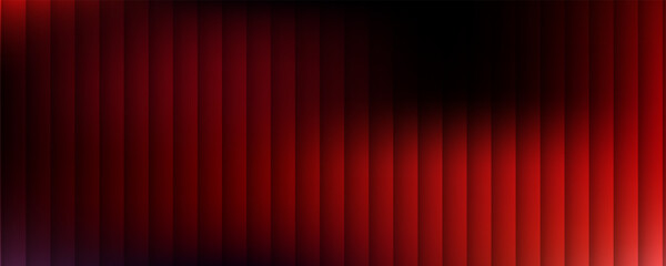 Futuristic vibrant vertical ribbed lines that distorts vivid red blue diagonal gradient. Vivid and colorful visual perfect for modern design, technology backgrounds,