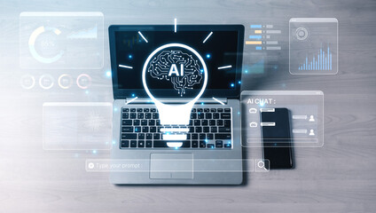 A user interface for a generative Artificial Intelligence platform. This creative tool uses machine...