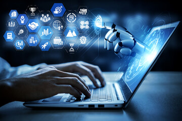 AI business growth strategy leverages data, planning, and predictive models for expansion,...