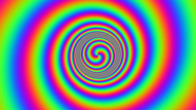 Double spiral with logarithmic expansion abstract background animation