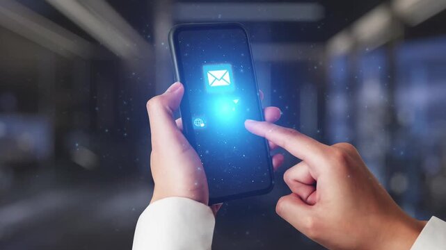 Email icons show digital communication, email service, and inbox management. Email supports online messaging, email notification, and secure exchange. Gist
