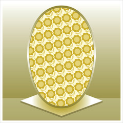 Easter illustration with an egg